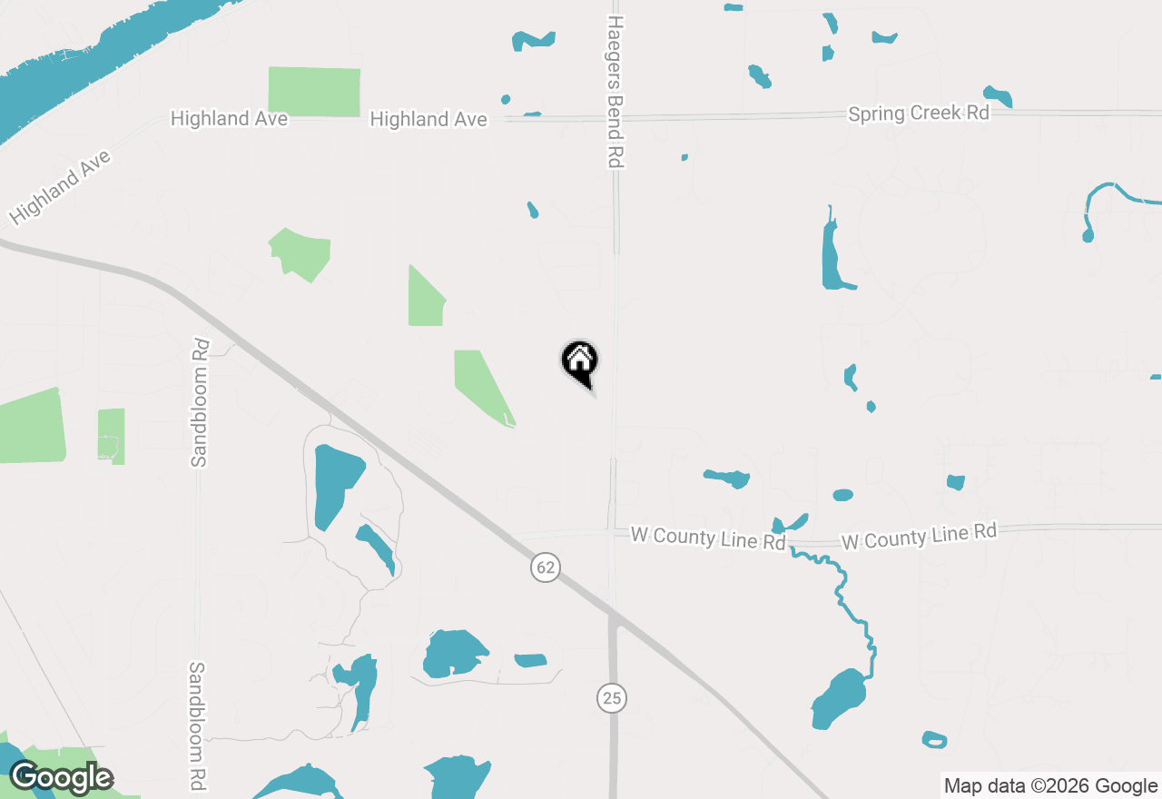 Map of 1361 Yosemite Parkway, Algonquin, IL 60102
