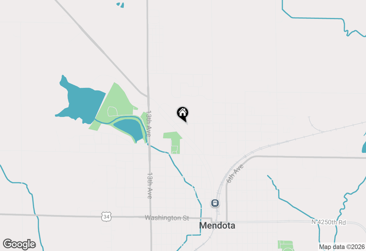 Map of 915 16th Street, Mendota, IL 61342
