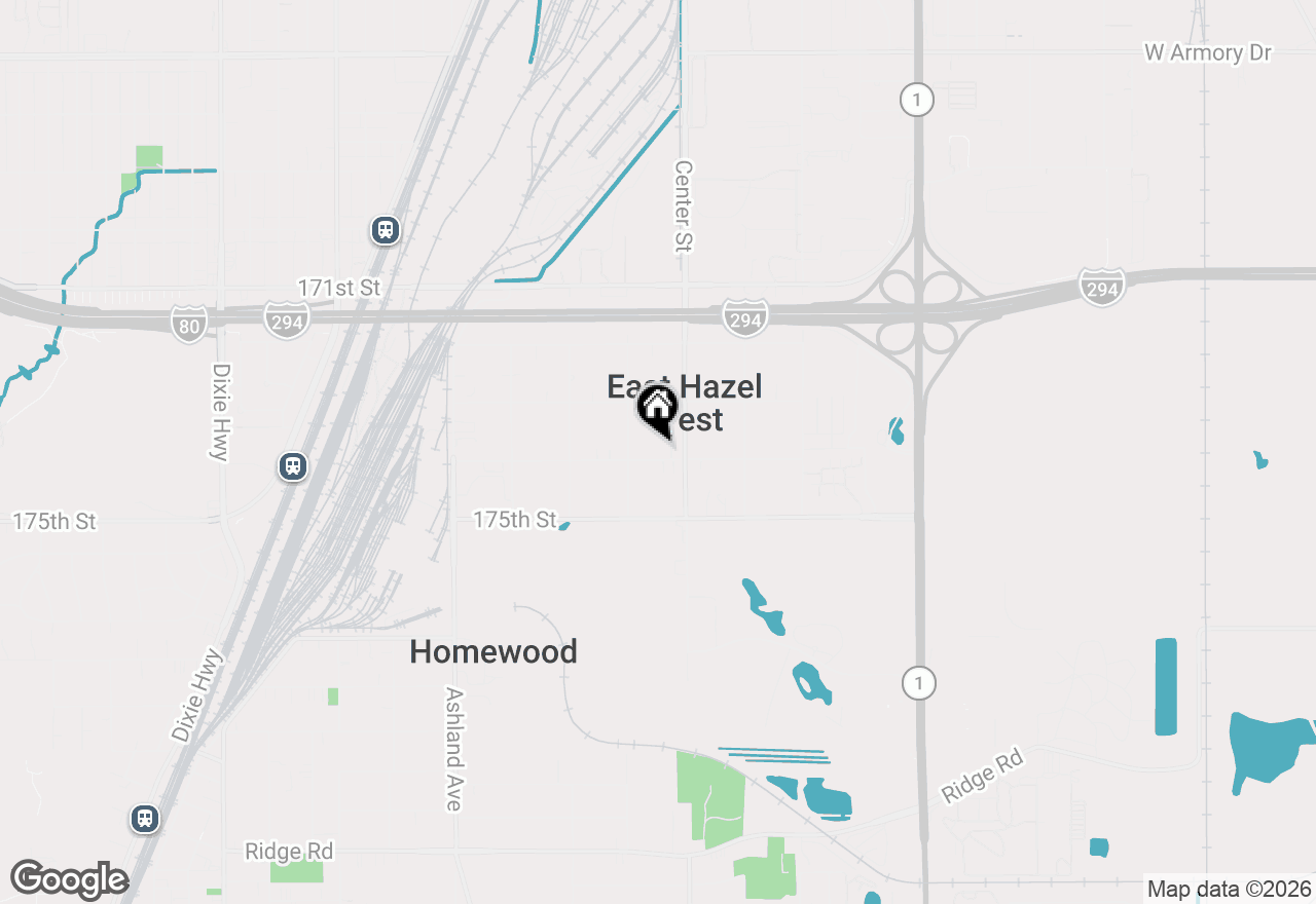 Map of 1218 174th Street, East Hazel Crest, IL 60429