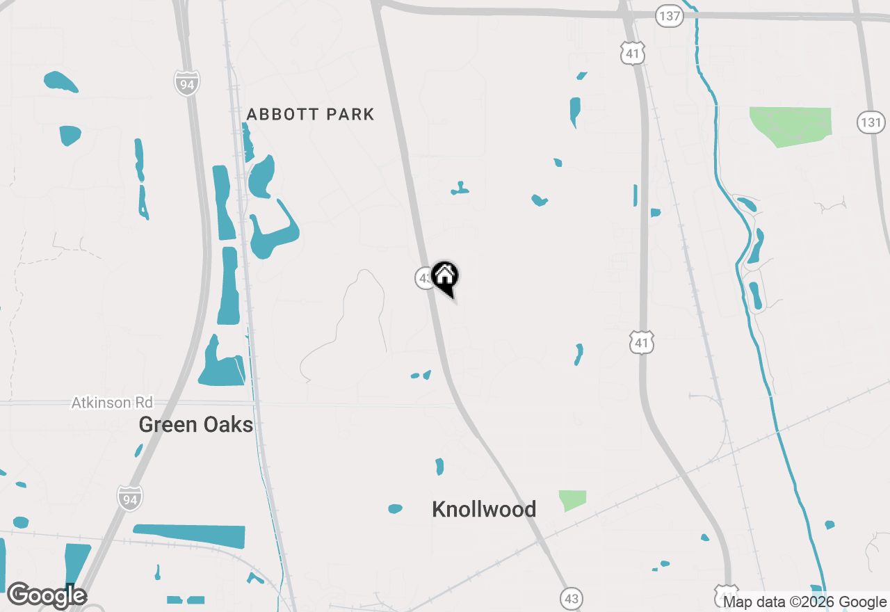 Map of 106 Pembroke Circle S #106, Lake Bluff, IL 60044