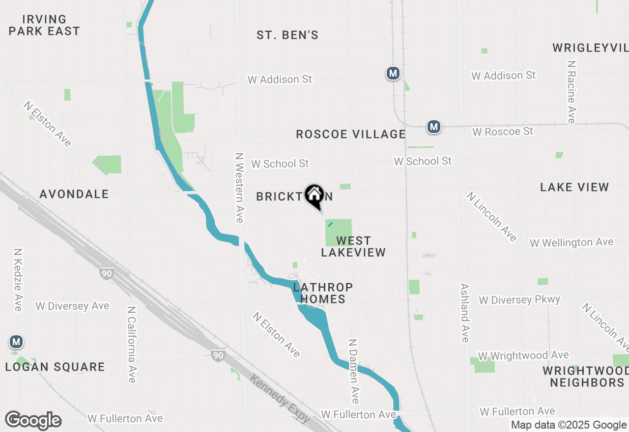 Map of 2120 W Barry Avenue, Chicago, IL 60618
