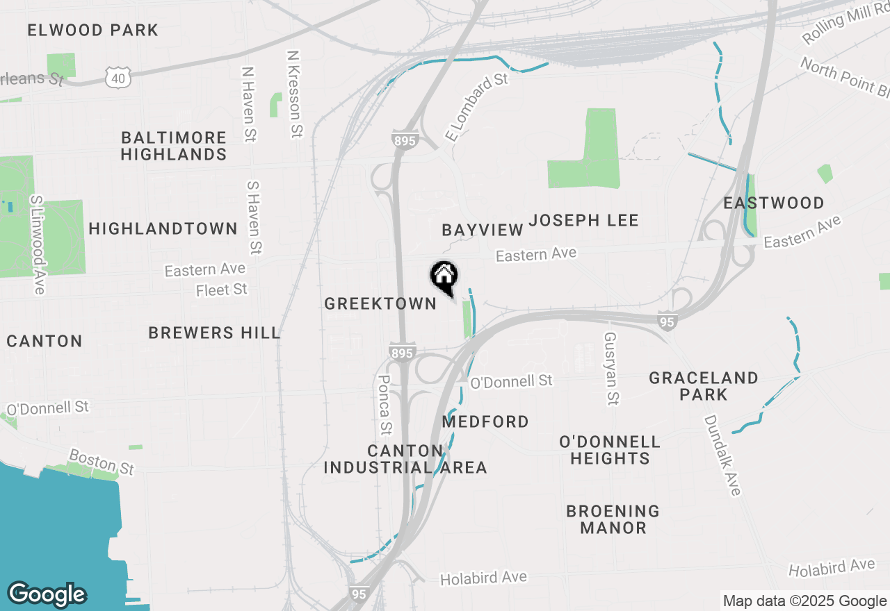 Map of 705 Tolna Street, Baltimore, MD 21224