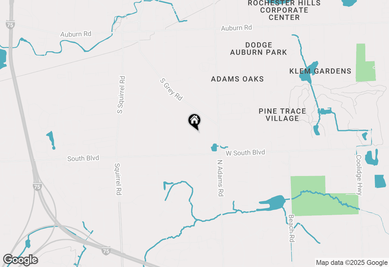 Map of 852 Linden Way, Auburn Hills, MI 48326