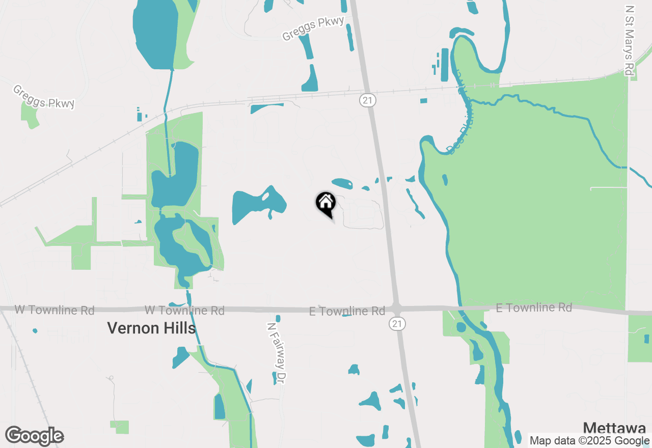 Map of 561 Saddlebrook Lane, Vernon Hills, IL 60061