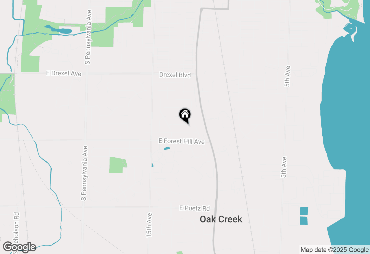 Map of 1223 Williams Ave, South Milwaukee, WI 53172