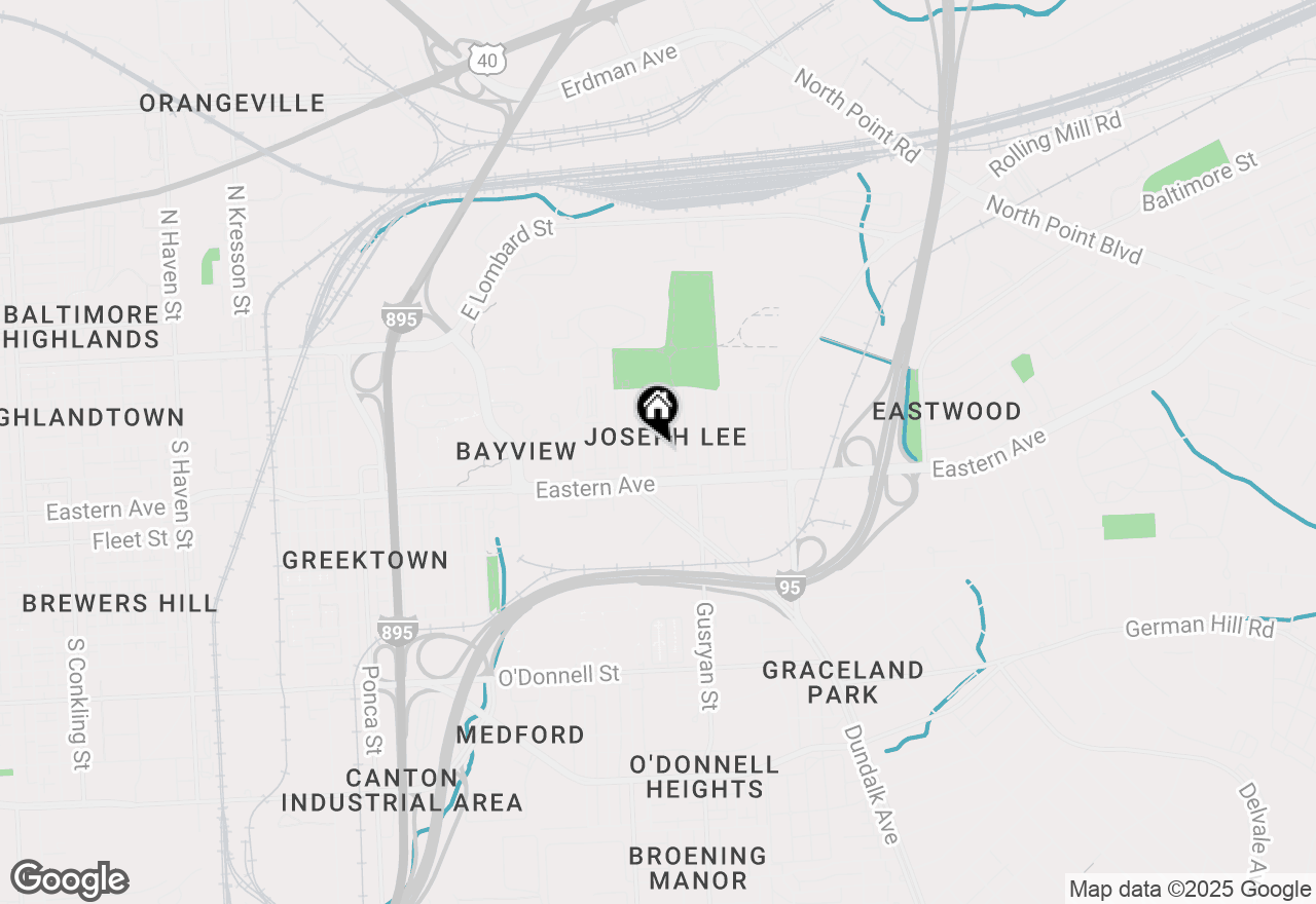 Map of 421 Elrino Street #A, Baltimore, MD 21224
