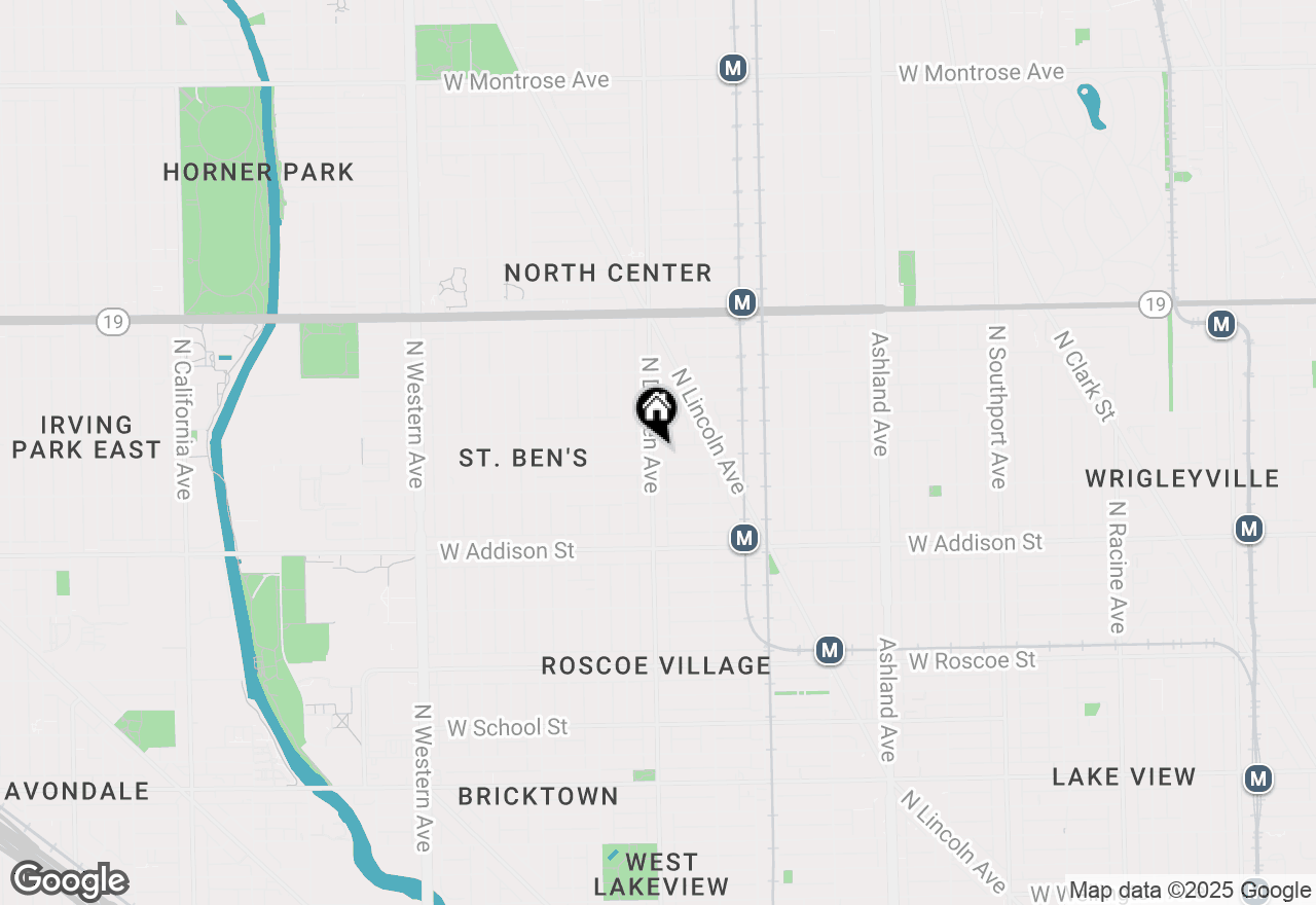 Map of 3737 N Damen Avenue #1, Chicago, IL 60618