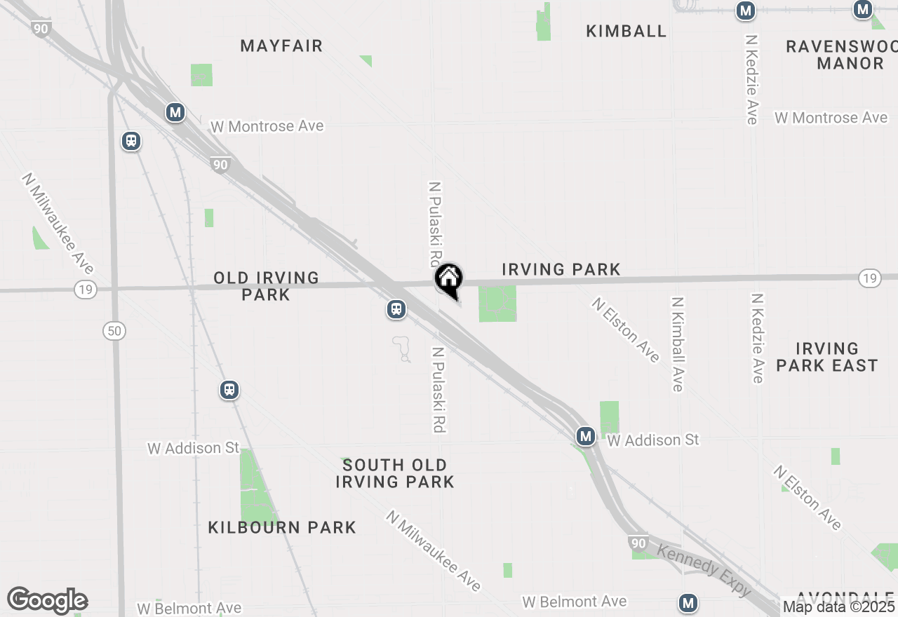 Map of 3947 W Dakin Street #1, Chicago, IL 60618