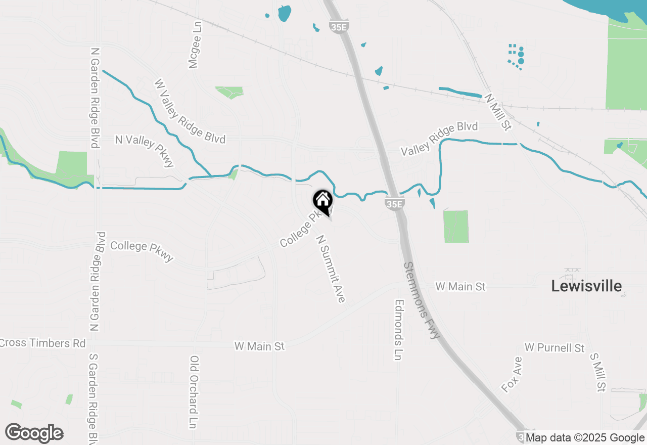 Map of 633 Hutchinson Lane, Lewisville, TX 75077