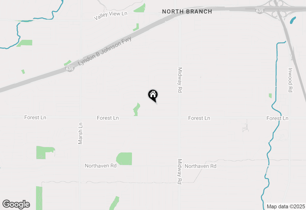 Map of 4109 Allencrest Lane, Dallas, TX 75244