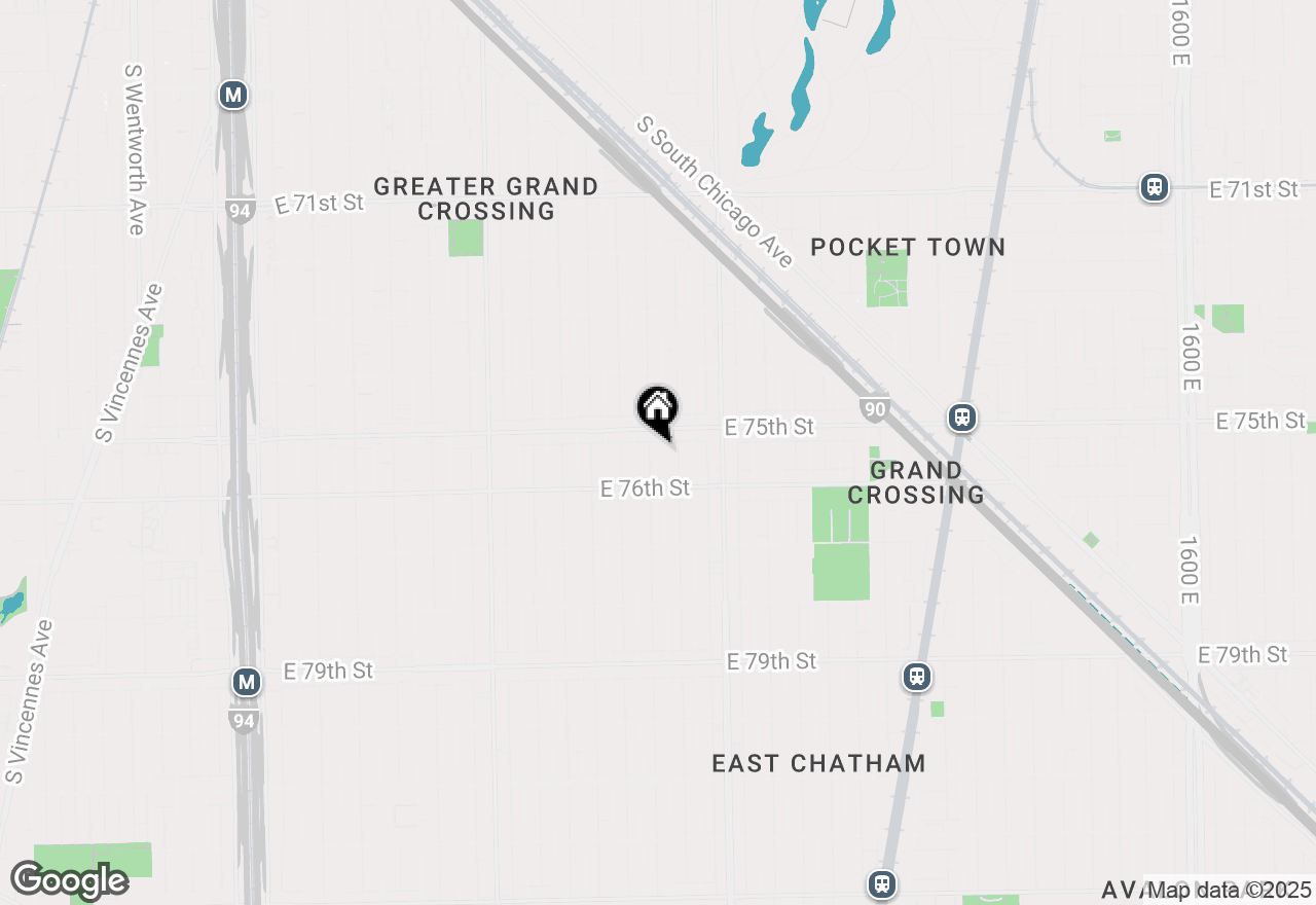 Map of 7522 S Langley Avenue, Chicago, IL 60619