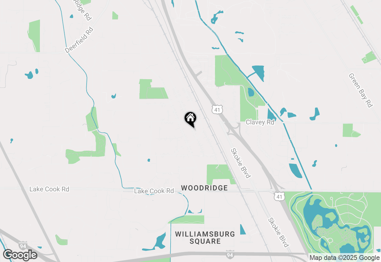 Map of 346 Sumac Road, Highland Park, IL 60035