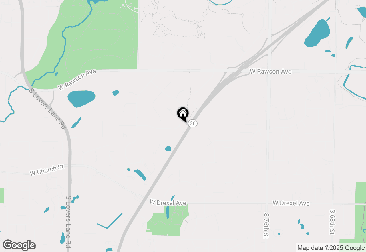 Map of 7444 S Stone Hedge Dr, Franklin, WI 53132