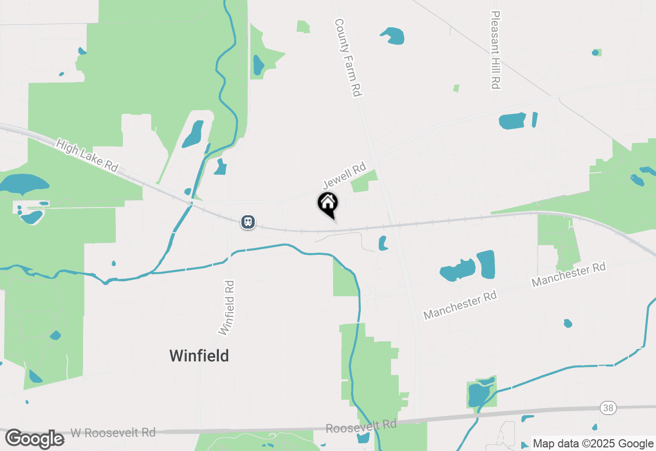 Map of 27W149 Cooley Avenue, Winfield, IL 60190