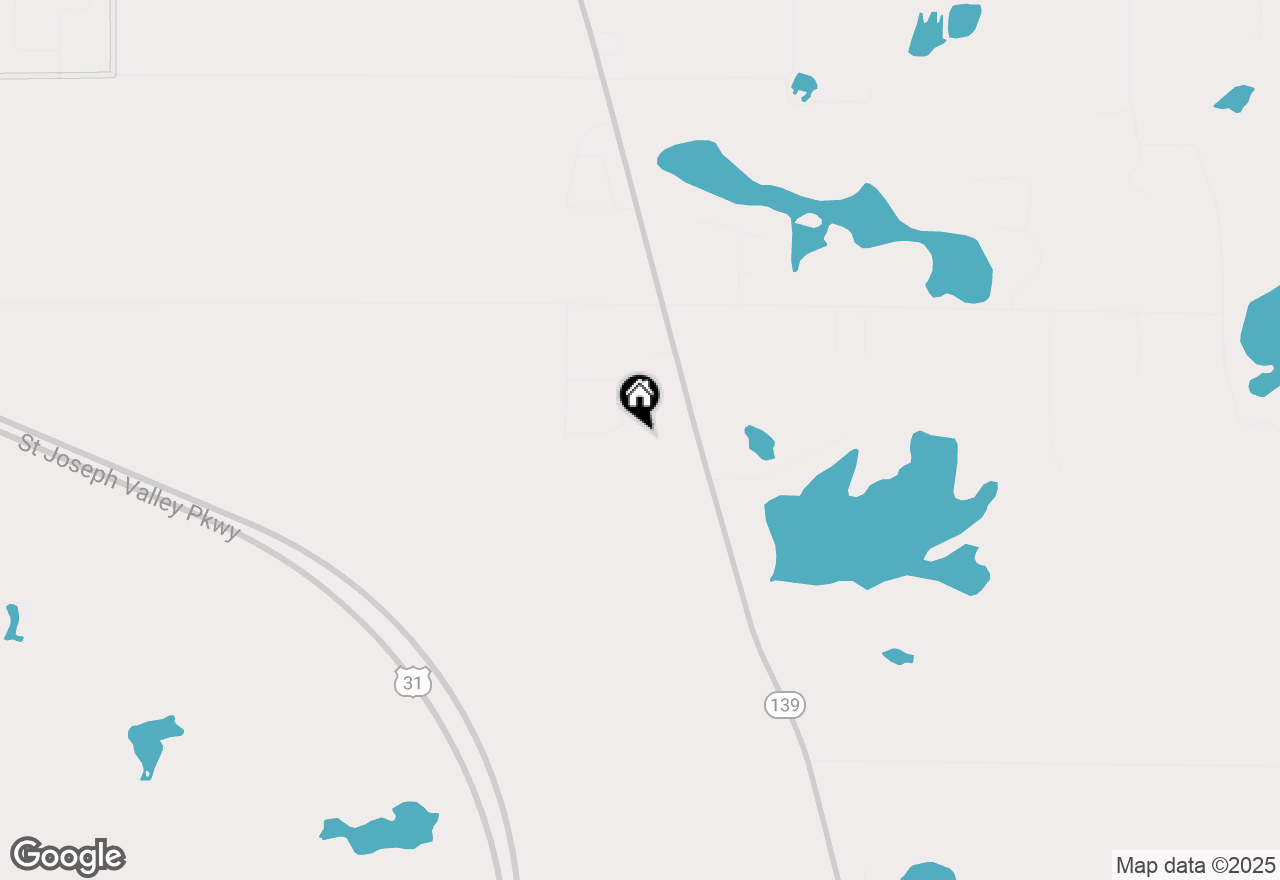 Map of 6097 Pollys Path, Berrien Springs, MI 49103