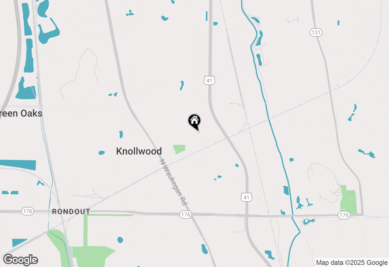 Map of 717 Burris Avenue, Lake Bluff, IL 60044