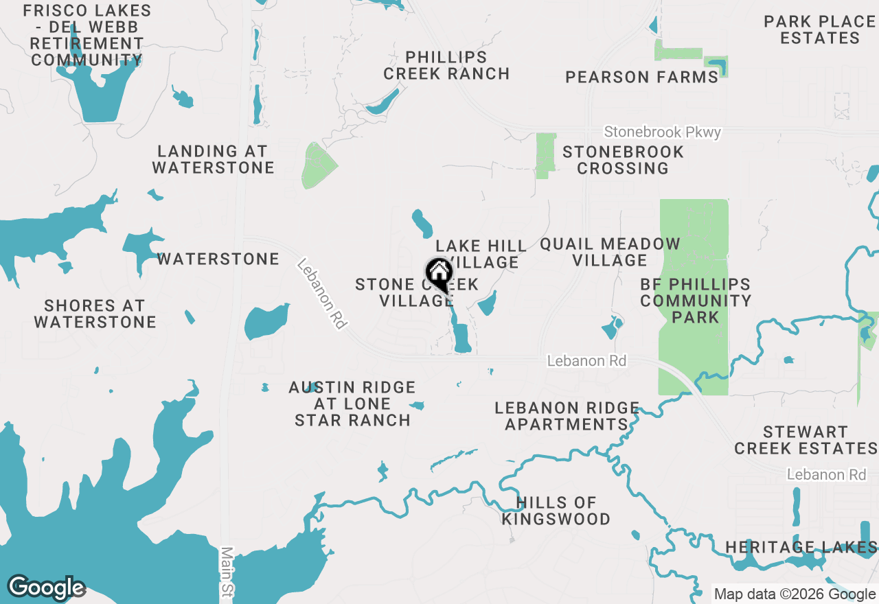 Map of 5442 Beacon Hill Drive, Frisco, TX 75036