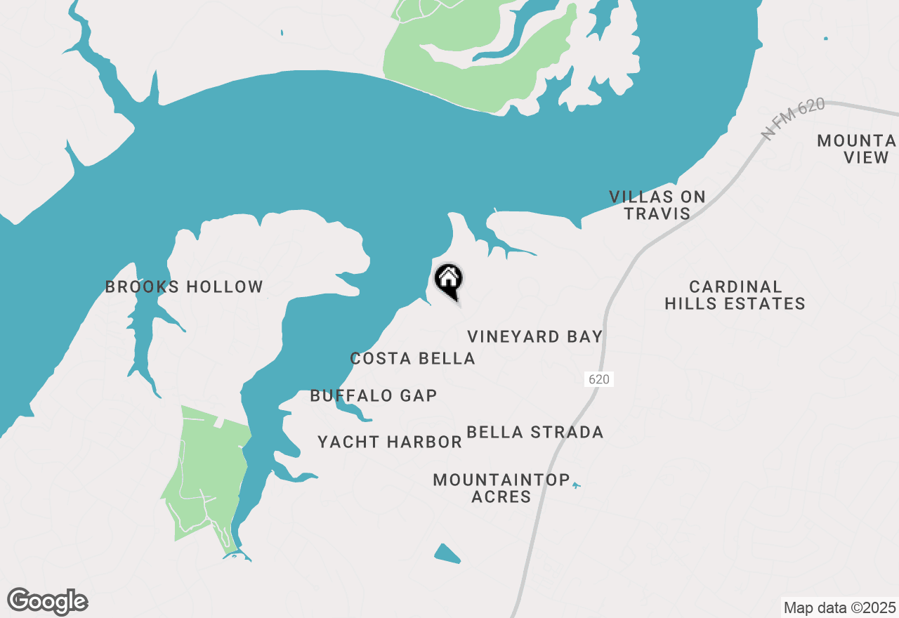 Map of 203 Bella Riva Dr, Austin, TX 78734