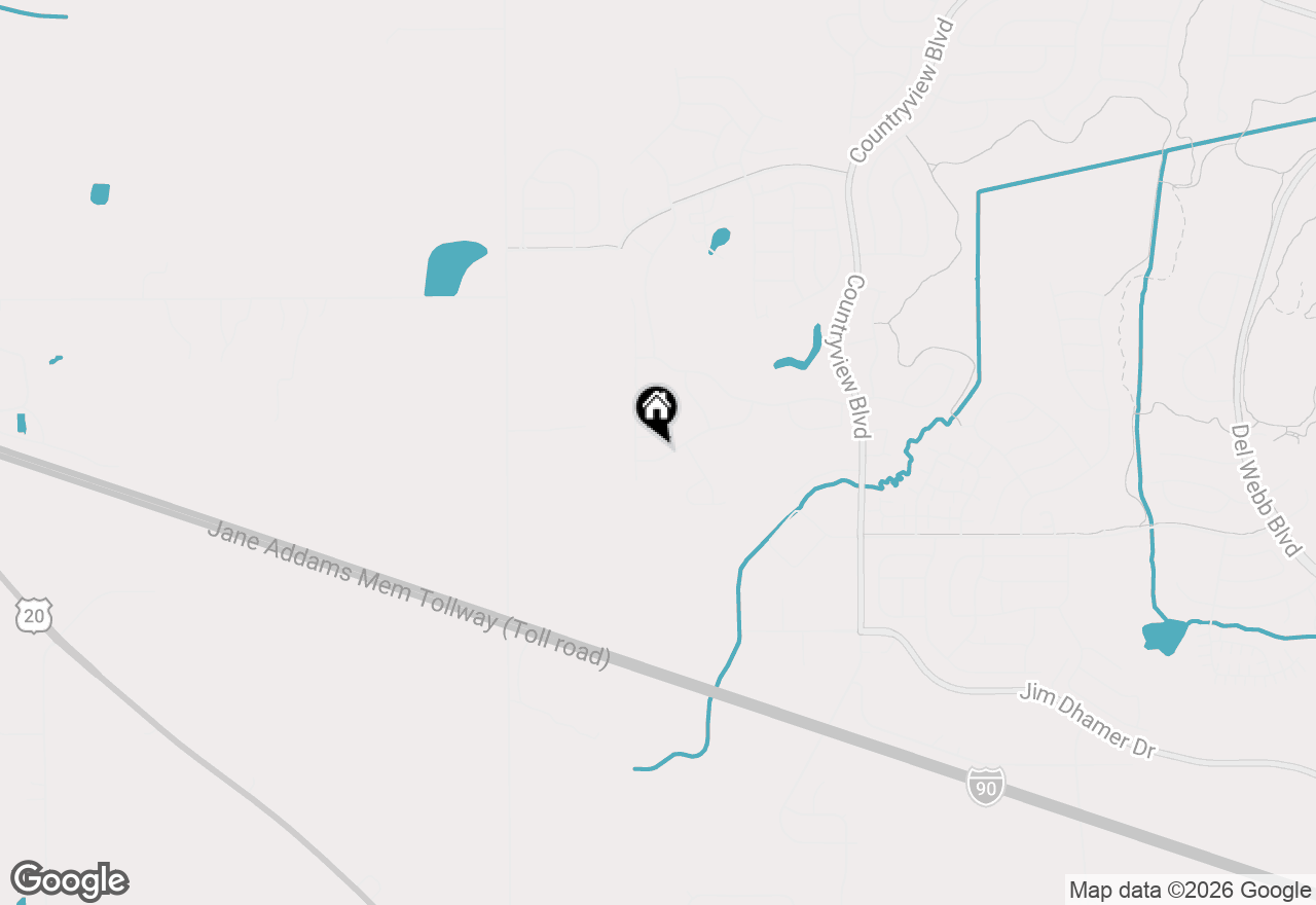 Map of 14266 Sundance Drive, Huntley, IL 60142