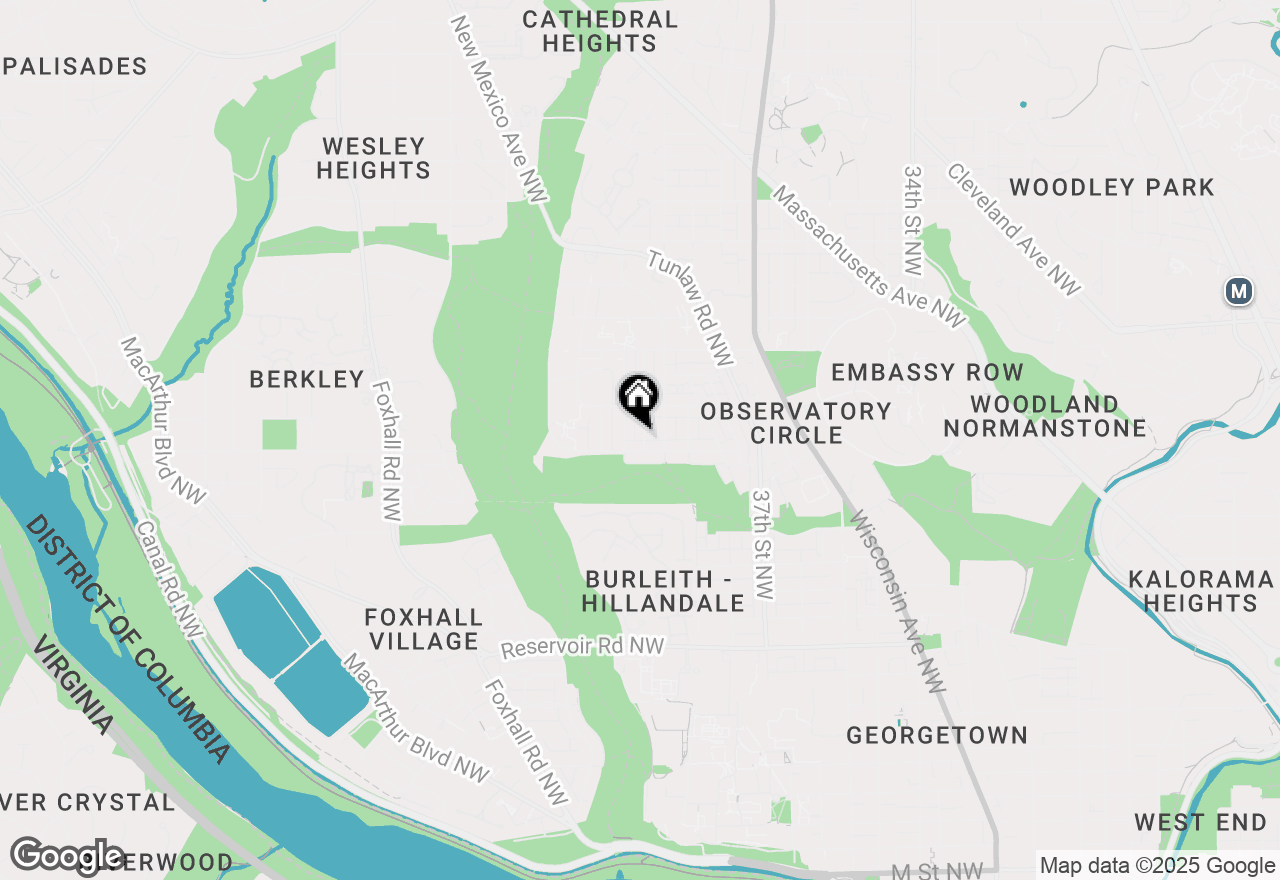 Map of 2210 39th Place Nw, Washington, DC 20007