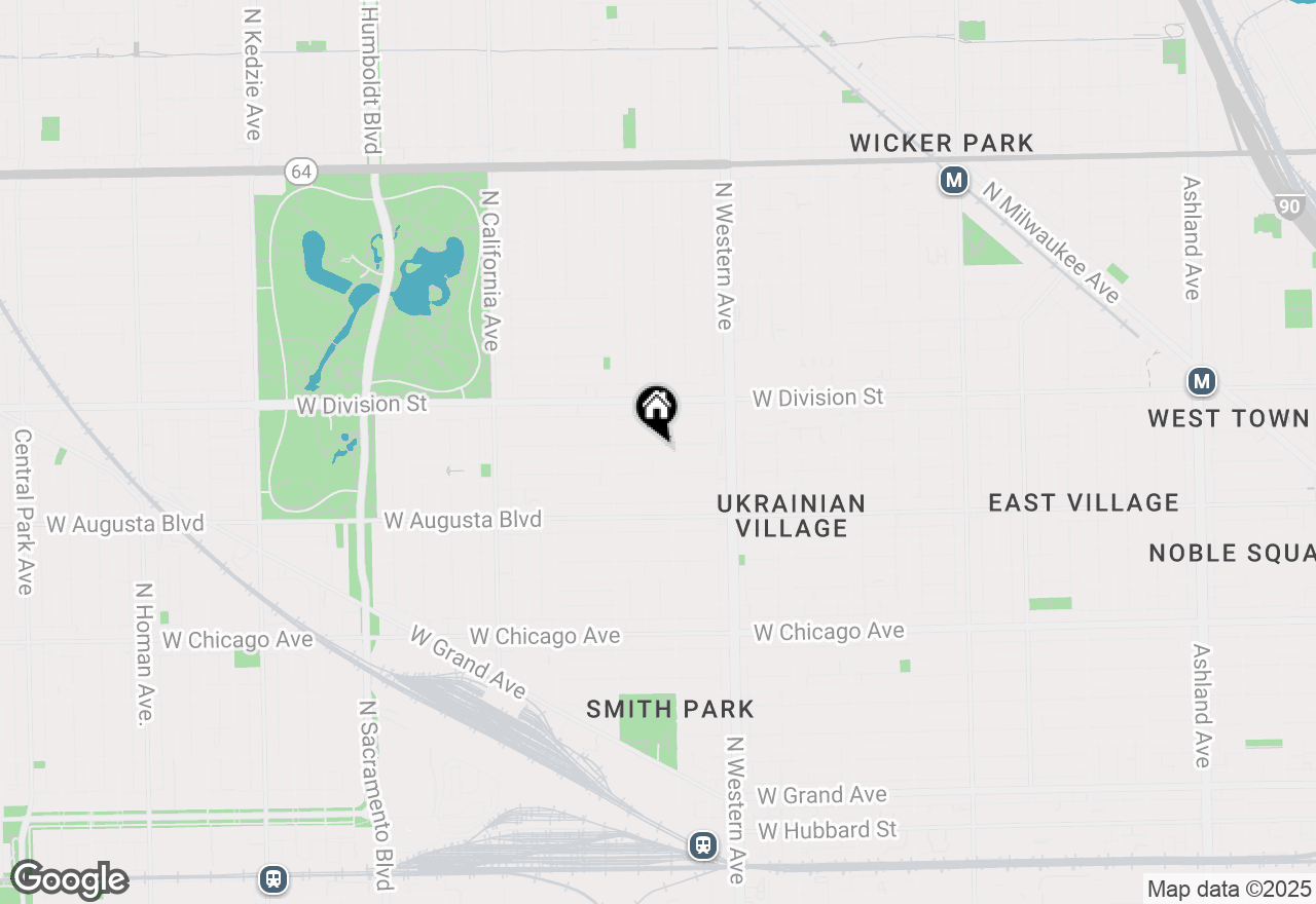 Map of (Address confidential), Chicago, Illinois 60622