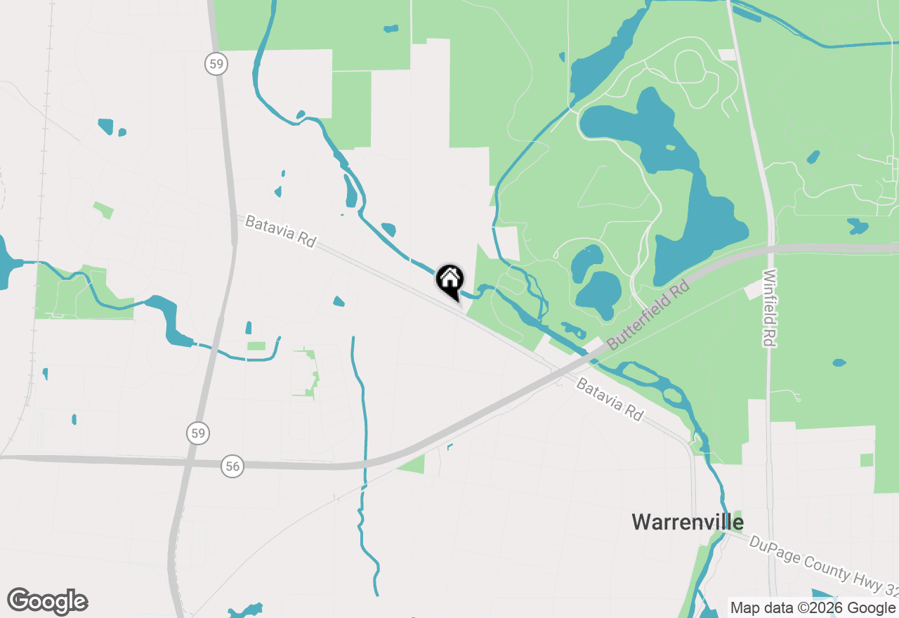 Map of 28W670 Batavia Road, Warrenville, IL 60555