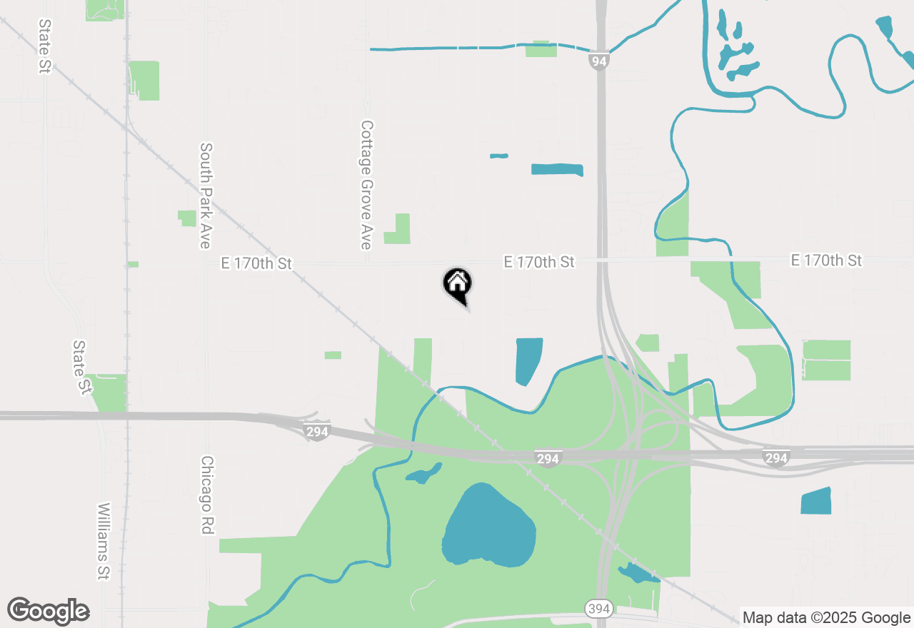 Map of 1014 E 171st Place, South Holland, IL 60473