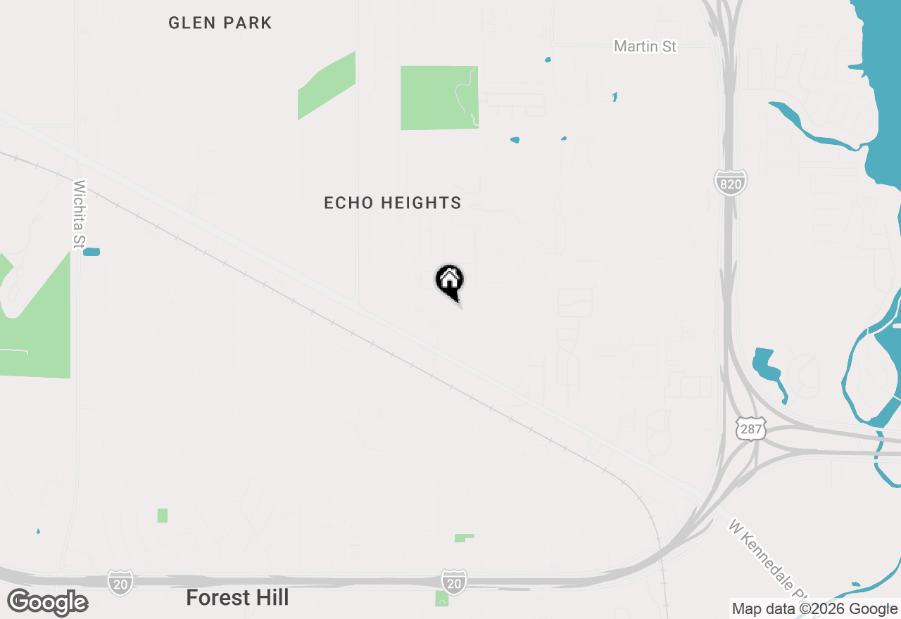 Map of 5801 Wreay Drive, Fort Worth, TX 76119