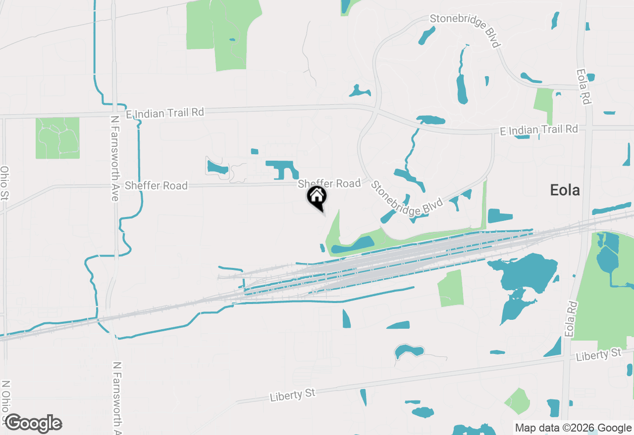 Map of 2053 Westbury Lane, Aurora, IL 60502
