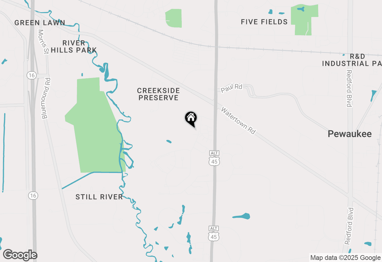 Map of W241N2573 E Parkway Meadow Cir #UNIT 3, Pewaukee, WI 53072