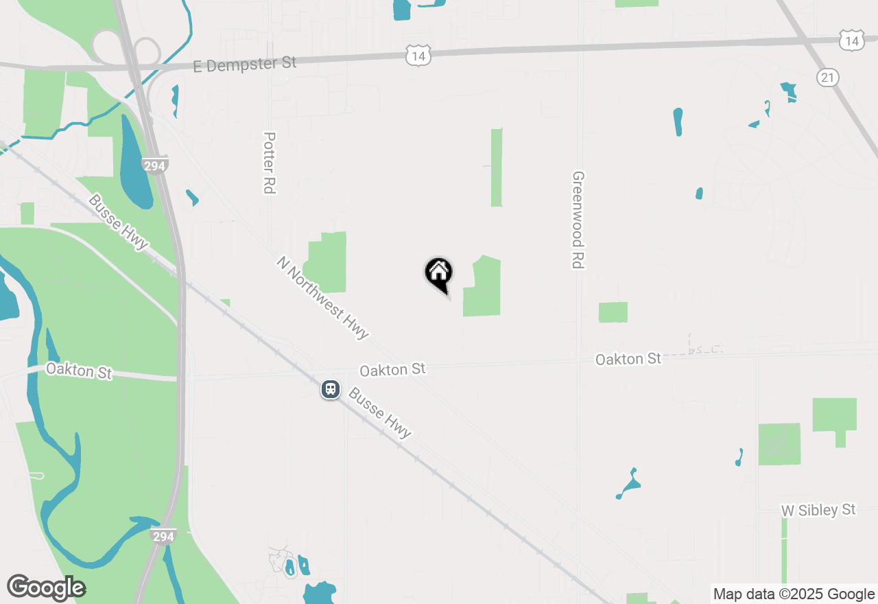 Map of 1806 Woodland Avenue, Park Ridge, IL 60068