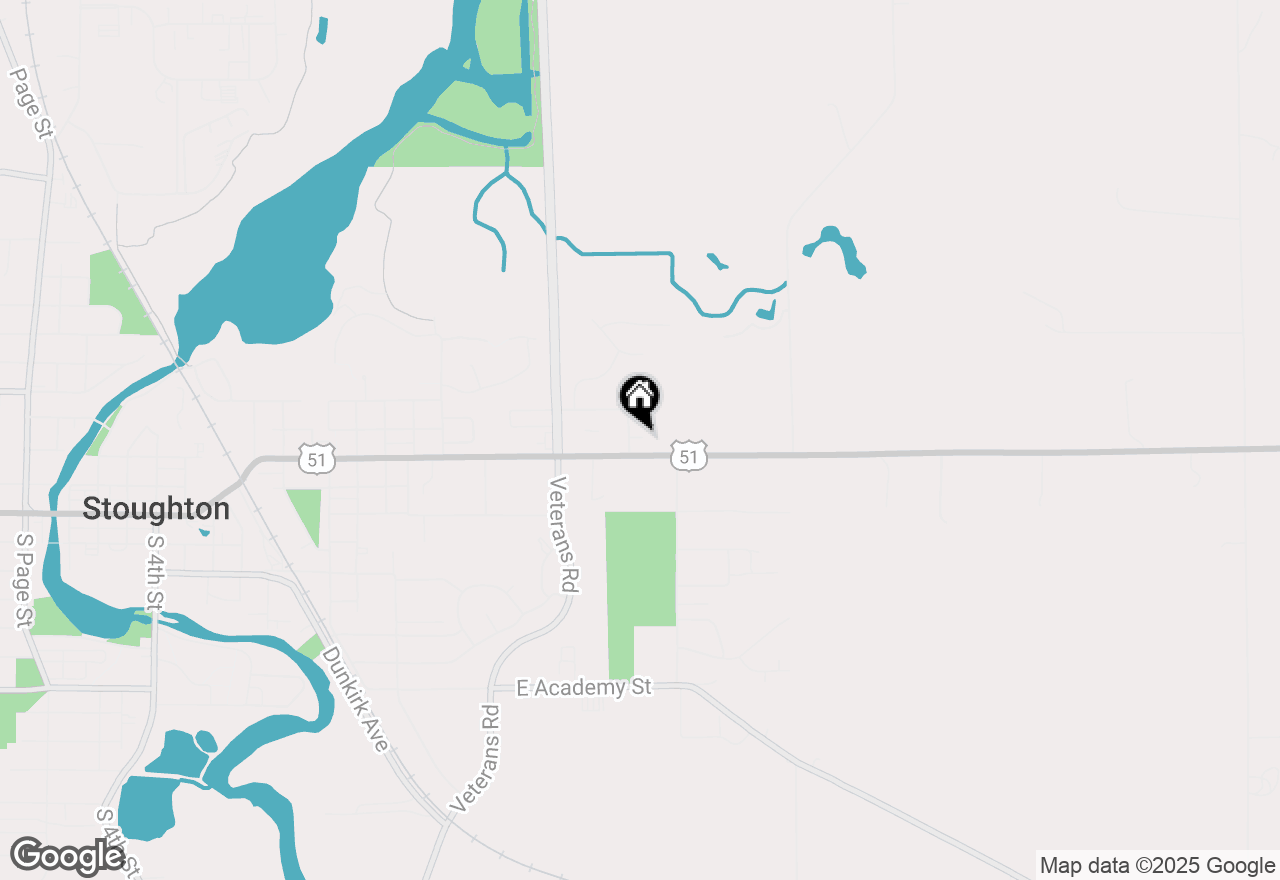 Map of 119 Ashberry Lane, Stoughton, WI 53589