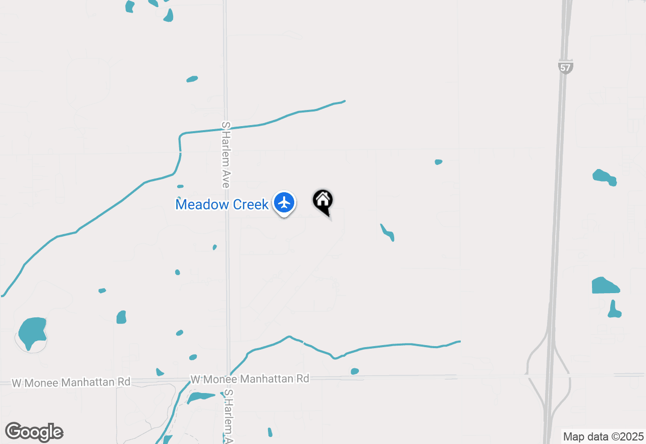 Map of 6857 W Foss Road, Monee, IL 60449