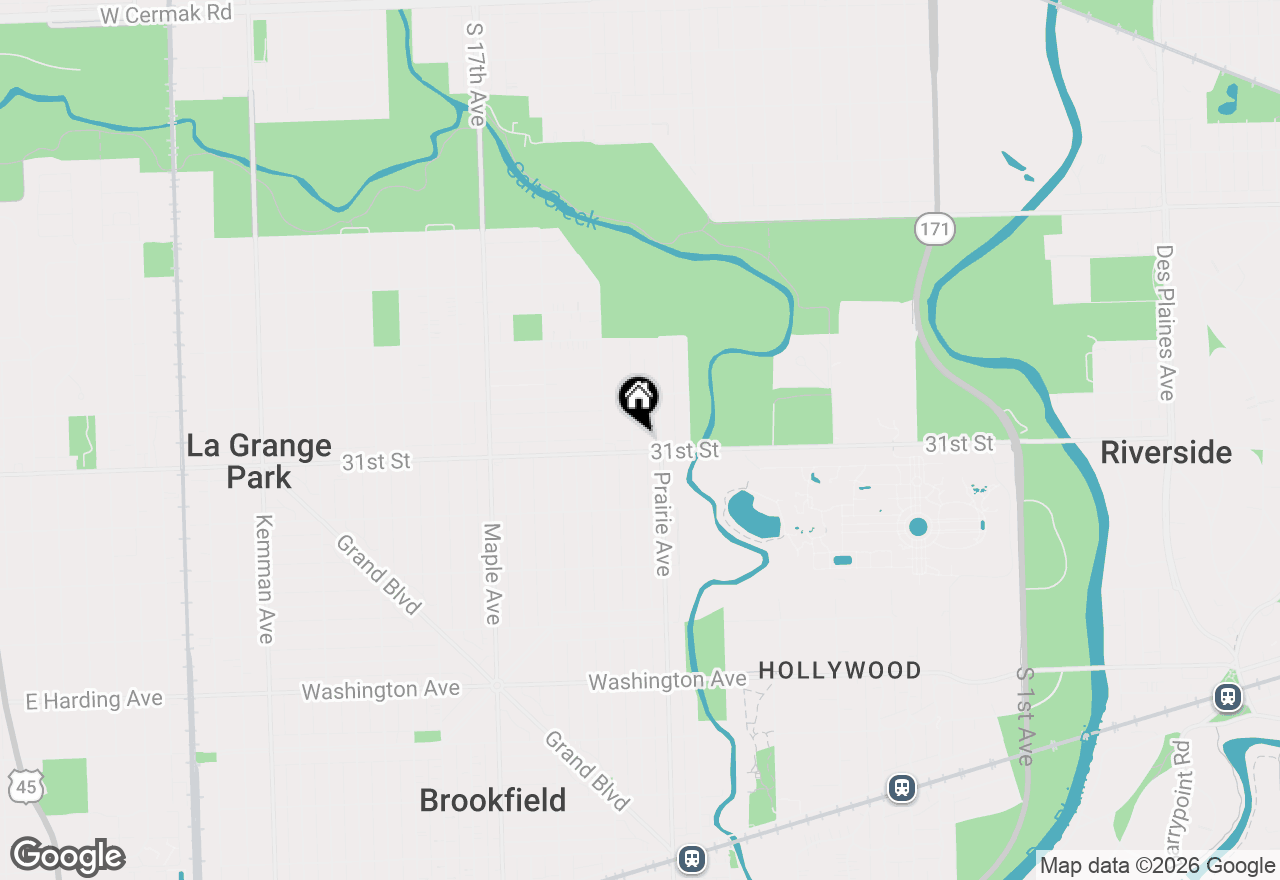 Map of 8900 31st Street #18, Brookfield, IL 60513