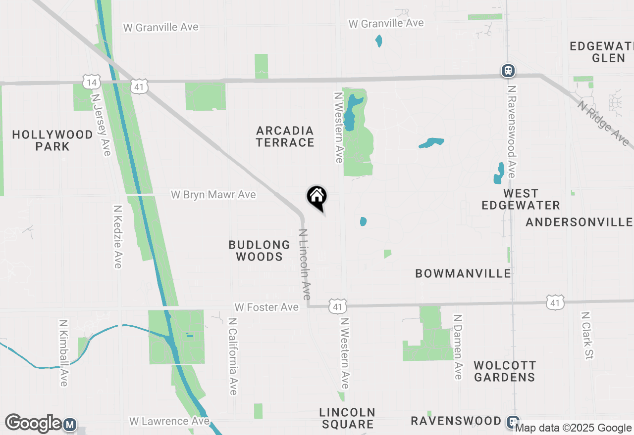 Map of 5503 N Campbell Avenue #G, Chicago, IL 60625