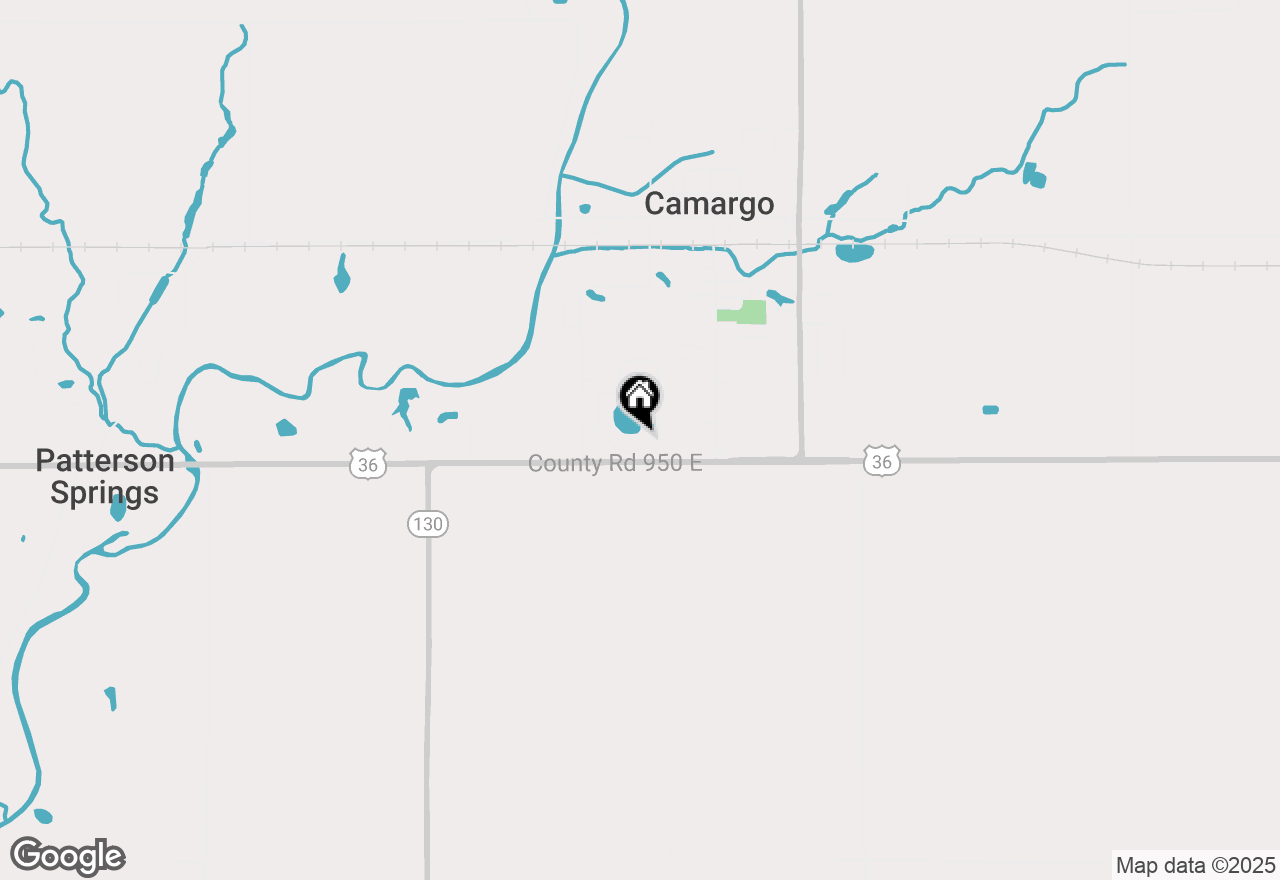Map of 38 Nightingale Circle, Camargo, IL 61919