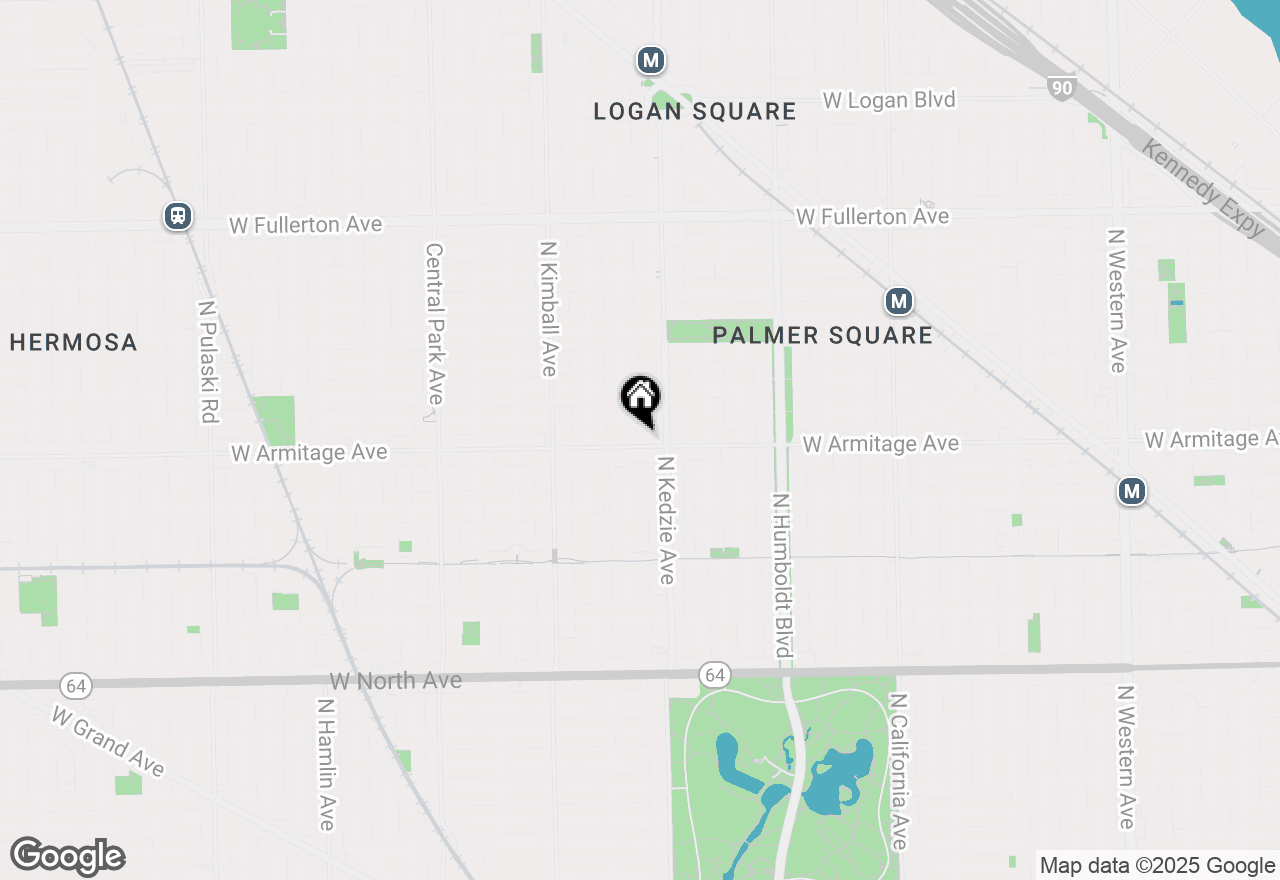 Map of 3224 W Armitage Avenue #2, Chicago, IL 60647