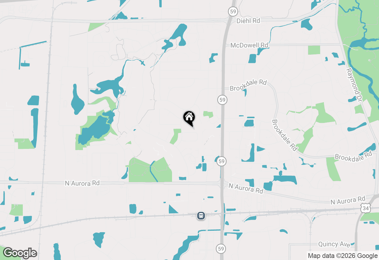 Map of 2080 Maplewood Circle, Naperville, IL 60563