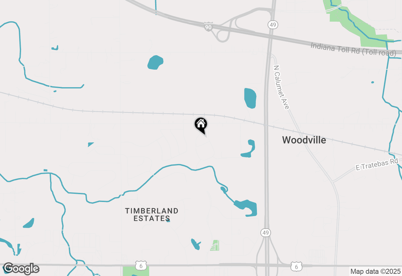 Map of 889 St. Andrews Drive, Chesterton, IN 46304