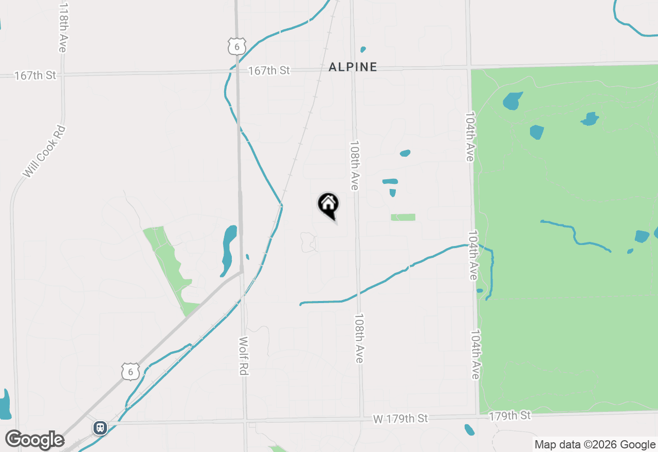 Map of 10851 White Deer Circle, Orland Park, IL 60467