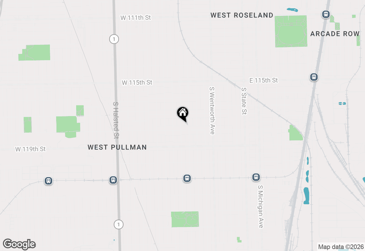 Map of 11741 S Stewart Avenue, Chicago, IL 60628