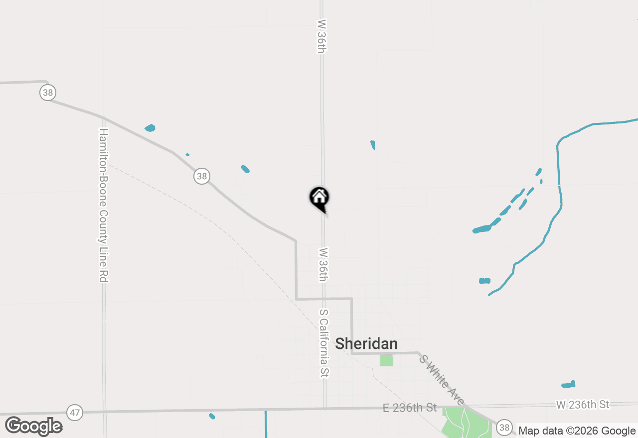 Map of 24328 Jerkwater Road, Sheridan, IN 46069