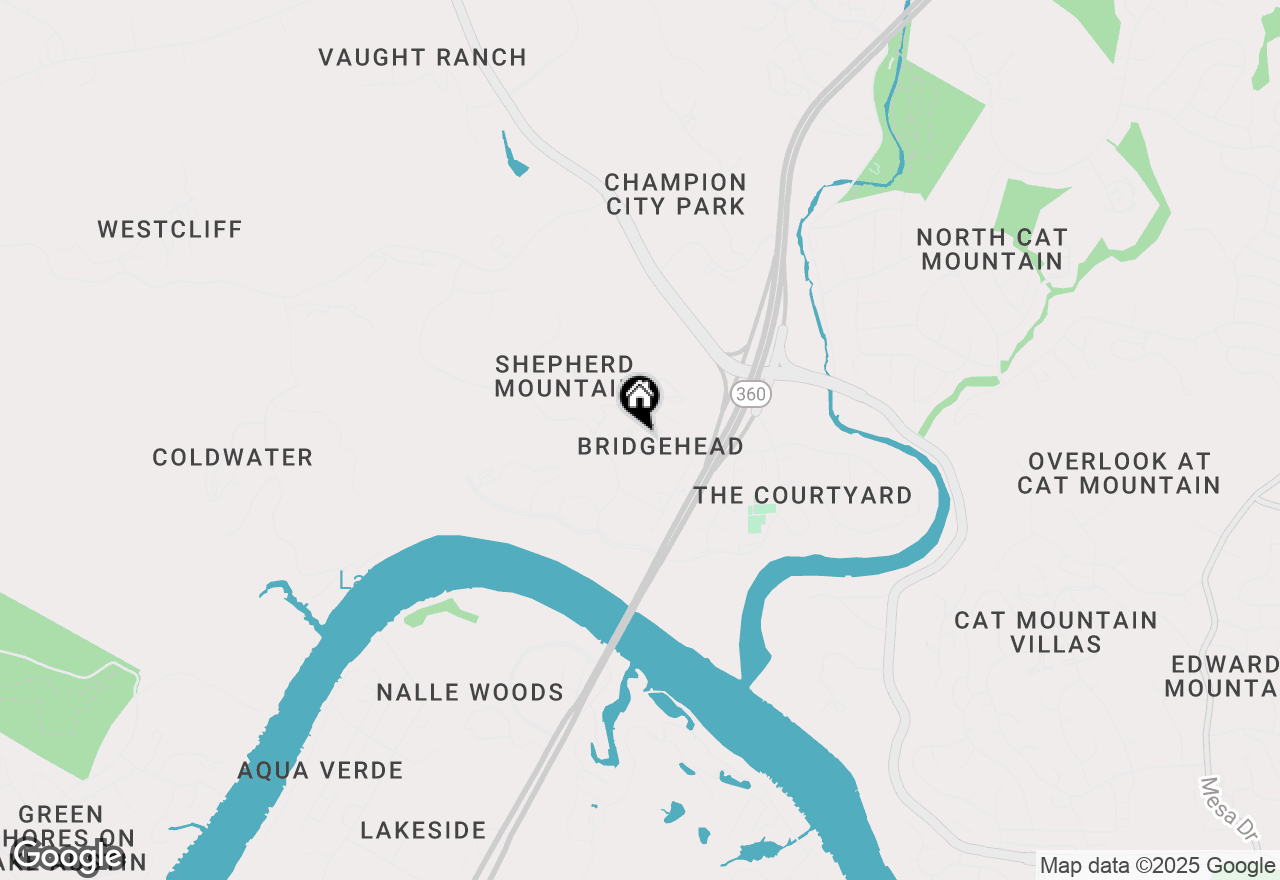 Map of 6000 Shepherd Mountain Cv #1708, Austin, TX 78730