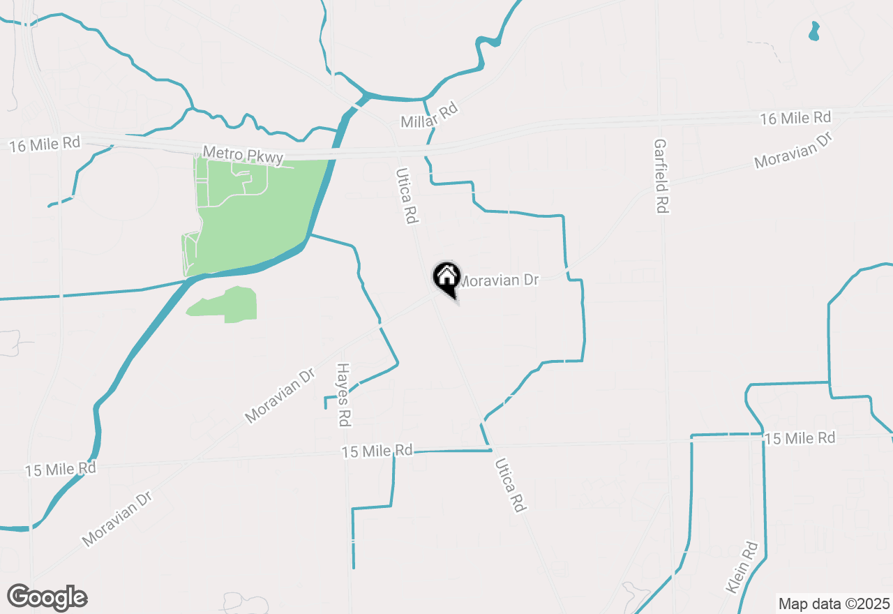 Map of 35850 Utica Road, Clinton Township, MI 48035