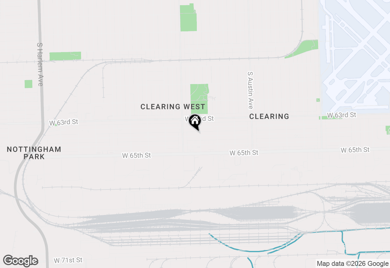Map of 6316 W 64th Street, Chicago, IL 60638