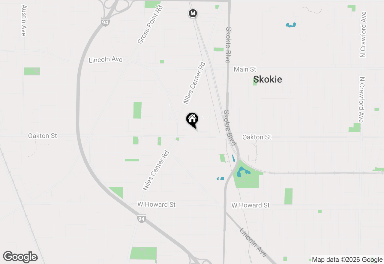 Map of 5005 Warren Street W #207, Skokie, IL 60077