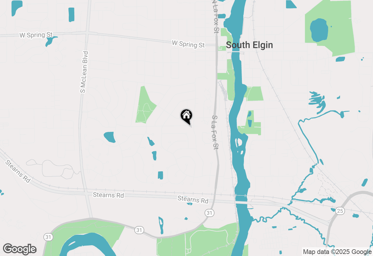 Map of 505 Franklin Drive, South Elgin, IL 60177