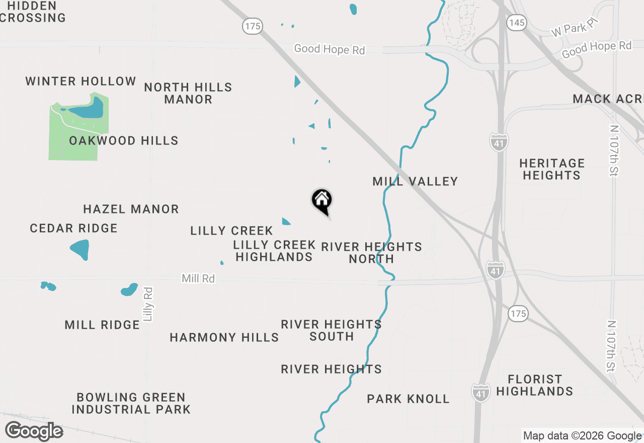 Map of N65W12842 Crimson Ct, Menomonee Falls, WI 53051