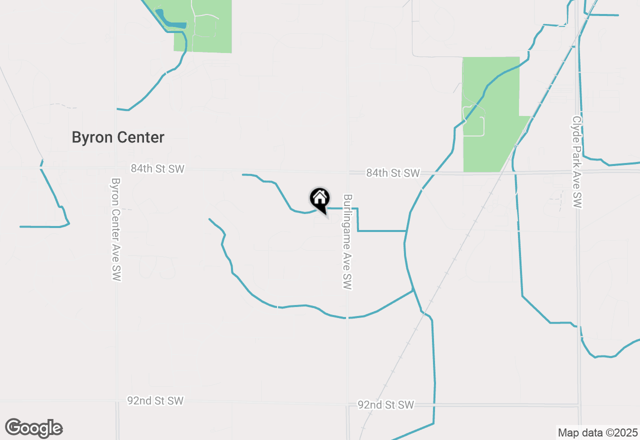 Map of 1707 Bayleaf Drive, Byron Center, MI 49315