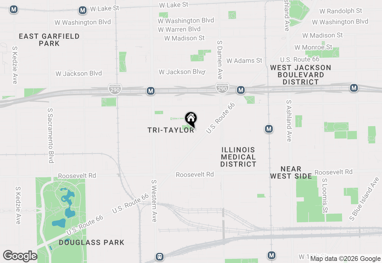 Map of 2151 W Polk Street, Chicago, IL 60612